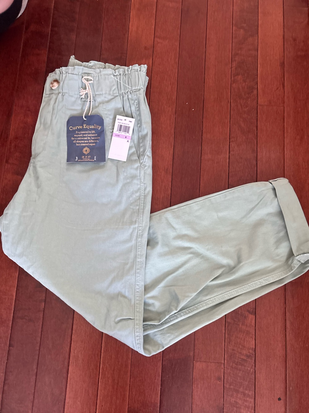 Democracy Sage Green Pants NWT